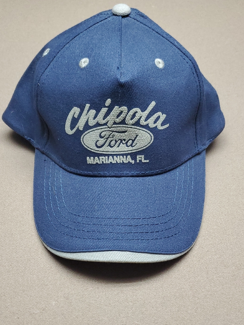 GAP Navy Blue Cap with Embroidered Eyelets